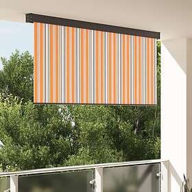vidaXL Outdoor Roller Blind Yellow and blue 200 x 250 cm Fabric