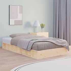 vidaXL Bed Frame without Mattress 90x200 cm Solid Wood