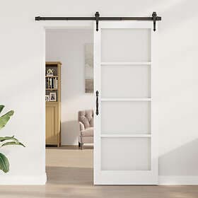 vidaXL Interior Door with Glass "ORKDAL" White 83x211x4 cm