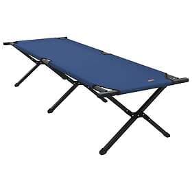 vidaXL Folding Sun Bed with Carry Bag Blue 600D Oxford Fabric