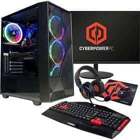 CyberPowerPC AO22220 AMD Ryzen 5 8GB RAM 500GB RTX 3050