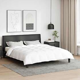vidaXL White Down Duvet 200x200cm Down