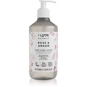 I Love Naturals Rose & Argan Body Lotion 500ml