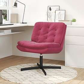 vidaXL Swivel Relaxing Chair Other Wine red 63 x 75 x 76 cm Velvet
