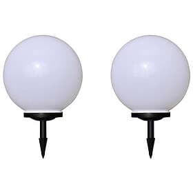 vidaXL Outdoor Lamps 2-p LED 40 cm with Ground Spike