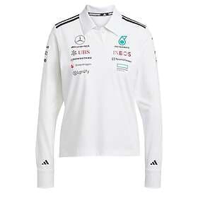 Adidas Mercedes Amg Petronas Formula One Team Long Sleeve Polo Shirt (Women's)