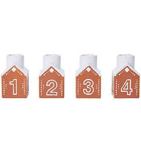 Kähler Gingerbread Advent Stage 4pc