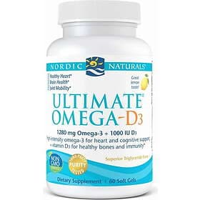 Nordic Naturals Ultimate Omega-D3 60 Capsules