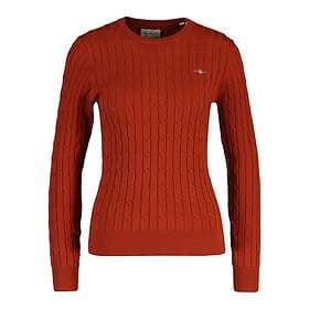 Gant Stretch Cotton Cable C-neck (Women's)