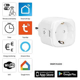 Alecto Electronics Smart Plug SMART-PLUG20 WiFi with Energy Monitor