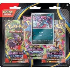 Pokémon TCG Mega Evolution Phantasmal Flames Booster Blister 3-pack