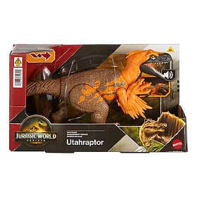 Mattel Jurassic World Utahraptor Wild Roar