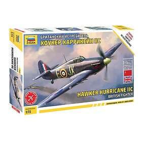 Zvezda 1/72 Hawker Hurricane IIC Snap Kit