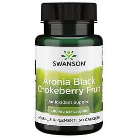 Swanson Aronia Black Chokeberry 400mg 60 Capsules