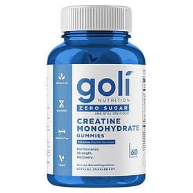 Goli Nutrition Creatine Monohydrate Zero Sugar 60 gummies
