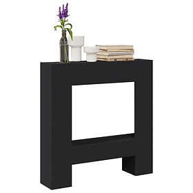 vidaXL Fireplace 81x18x82 cm Black