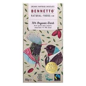 Bennetto 70% Organic Dark Chocolate 80g