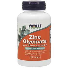 Now Foods Zinc Glycinate 120 Capsules