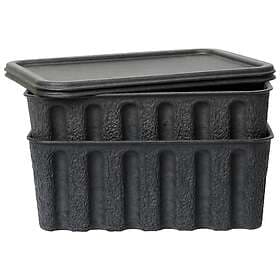 Ferm Living Paper Pulp Boxes 2-pack Large Black