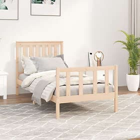 vidaXL Bed Frame 100x200 cm solid pine