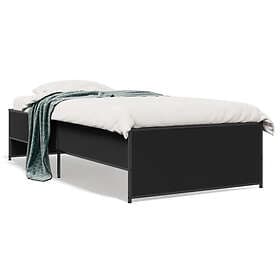 vidaXL Bed Frame 90x190 cm engineered wood and metal