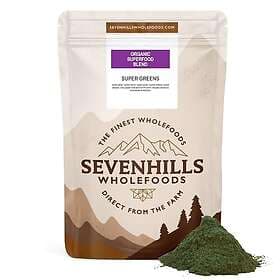 Sevenhills Wholefoods Green Superfood Powder Organic Super Green Blend 400g
