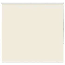 vidaXL Roller Blind Blackout Off White 165x175 cm Fabric Width 161,6 cm Polyeste