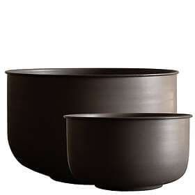 DBKD Plant bowl Out Wide 2-pack Black