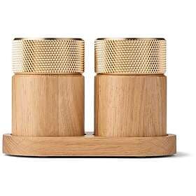 Gejst Sina Salt and Pepper Mill Set Oak/Brass