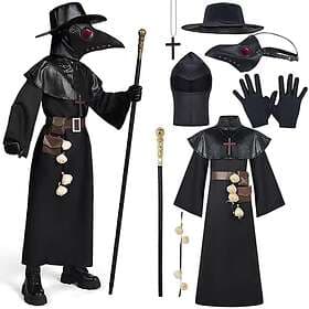Spooktacular Creations 21576 Plague Doctor Costume Set