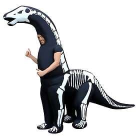 Morph MCGIDIS Enormous Inflatable Skeleton Diplodocus Costume Adult Dinosaur Cos