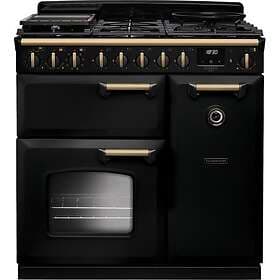 Rangemaster CLDL90DFPGBL/AB1 (Black/Antique Brass)