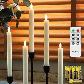 Rhytsing LED Taper Candle 5-pack