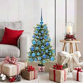 vidaXL Artificial Tree Green 90cm 150 LEDs