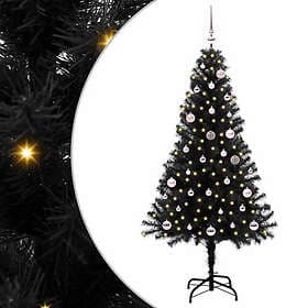 vidaXL Christmas Tree Black 150cm 150 LEDs