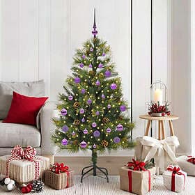 vidaXL Artificial Tree Hinged Green 150cm