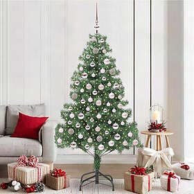 vidaXL Artificial Tree Green 210cm 300 LEDs