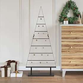 vidaXL Metal Christmas Tree Black 125cm