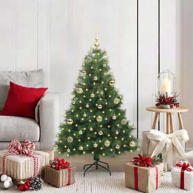 vidaXL Artificial Tree Green 120cm 150 LEDs