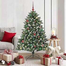 vidaXL Artificial Tree Green 150cm 150 LEDs