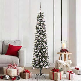 vidaXL Artificial Tree Green 180cm 300 LEDs