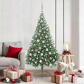 vidaXL Artificial Tree Green 180cm 300 LEDs