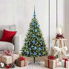 vidaXL Artificial Tree Green 120cm 150 LEDs