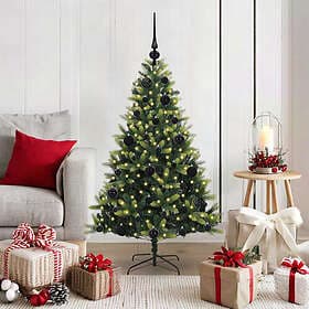 vidaXL Artificial Tree Green 120cm 150 LEDs