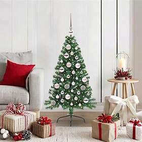 vidaXL Artificial Tree Green 120cm 150 LEDs