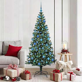 vidaXL Artificial Tree Green 180cm 300 LEDs
