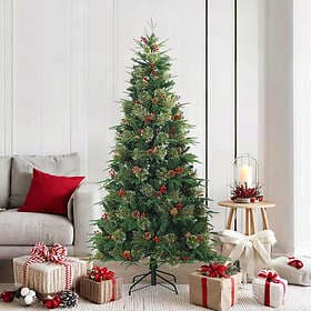 vidaXL Artificial Tree Hinged Green 180cm