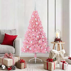 vidaXL Artificial Tree Pink 150cm 150 LEDs