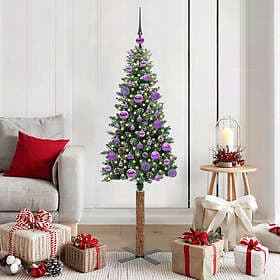 vidaXL Artificial Tree White and Green 150cm