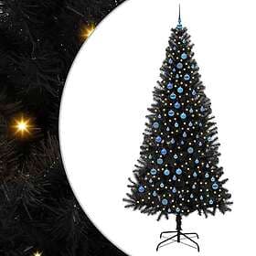 vidaXL Christmas Tree Black 240cm 300 LEDs